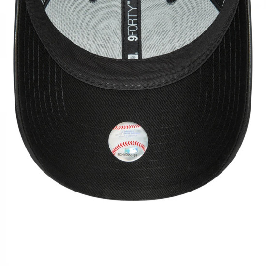 New Era Καπέλο New York Yankees Faux Leather Womens 9FORTY Adjustable Cap